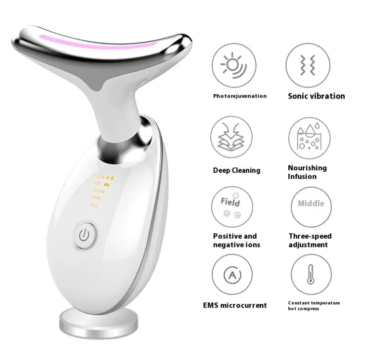 Photon Beauty Neck Massager – Rejuvenate & Redefine Your Neckline
