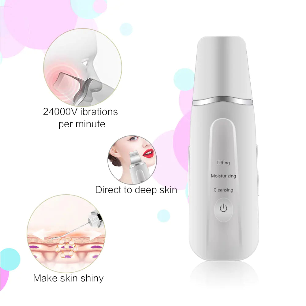 Ultrasonic Facial Cleanser & Pore Vacuum – Deep Cleaning + Skin Rejuvenation in One