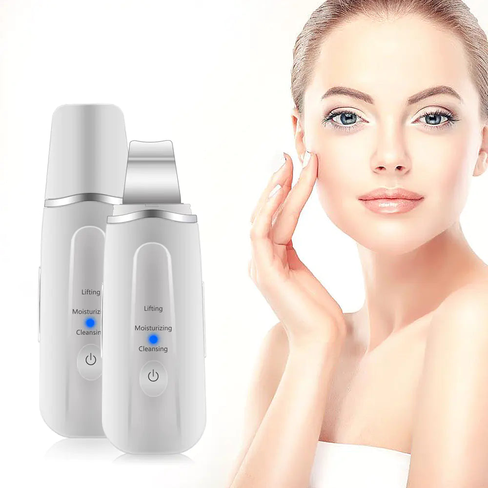 Ultrasonic Facial Cleanser & Pore Vacuum – Deep Cleaning + Skin Rejuvenation in One